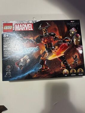 Lego Marvel Black and Orange Fire Demon Battle Set
